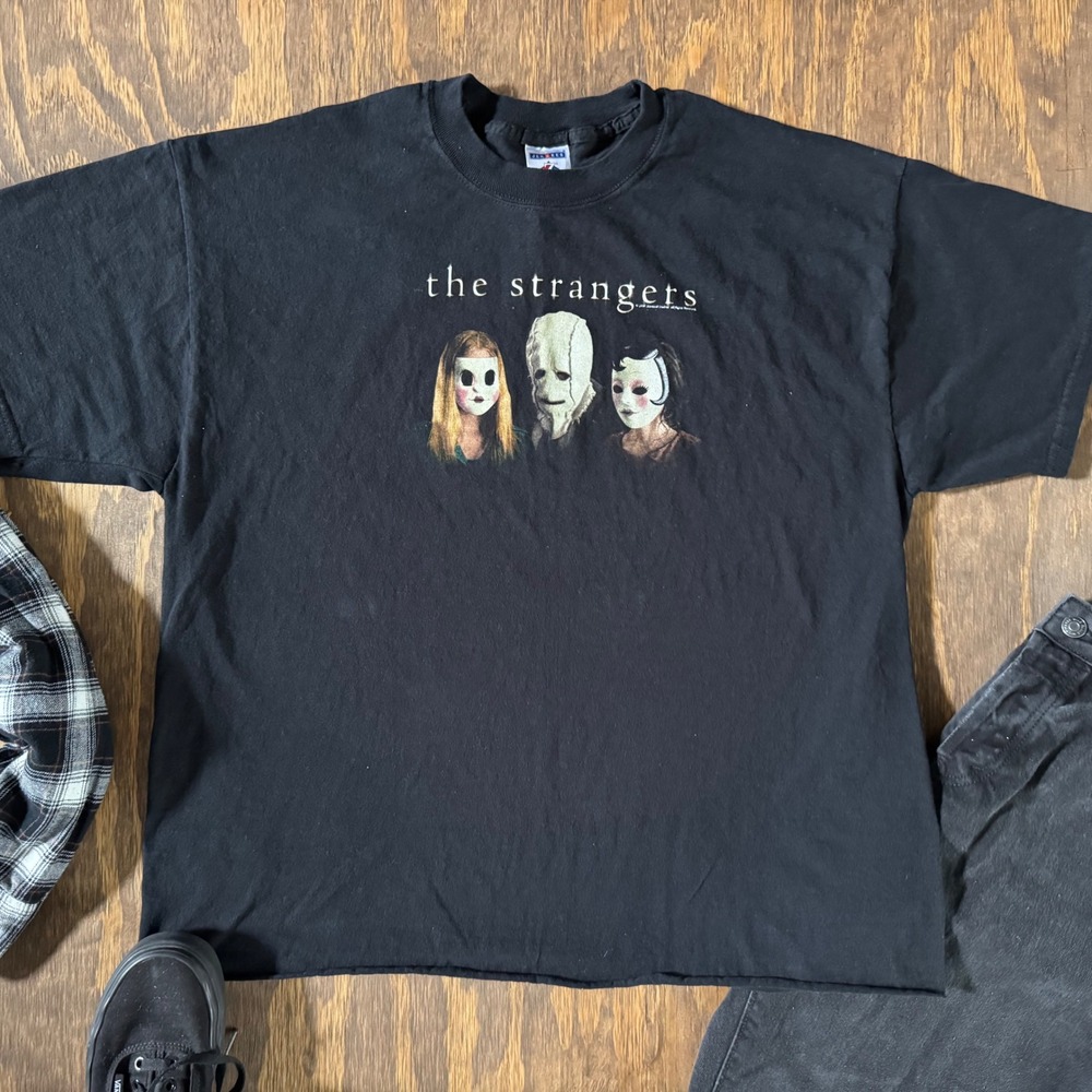 Vintage 2008 The Strangers Movie Promo T Shirt XL Horror Jerzees